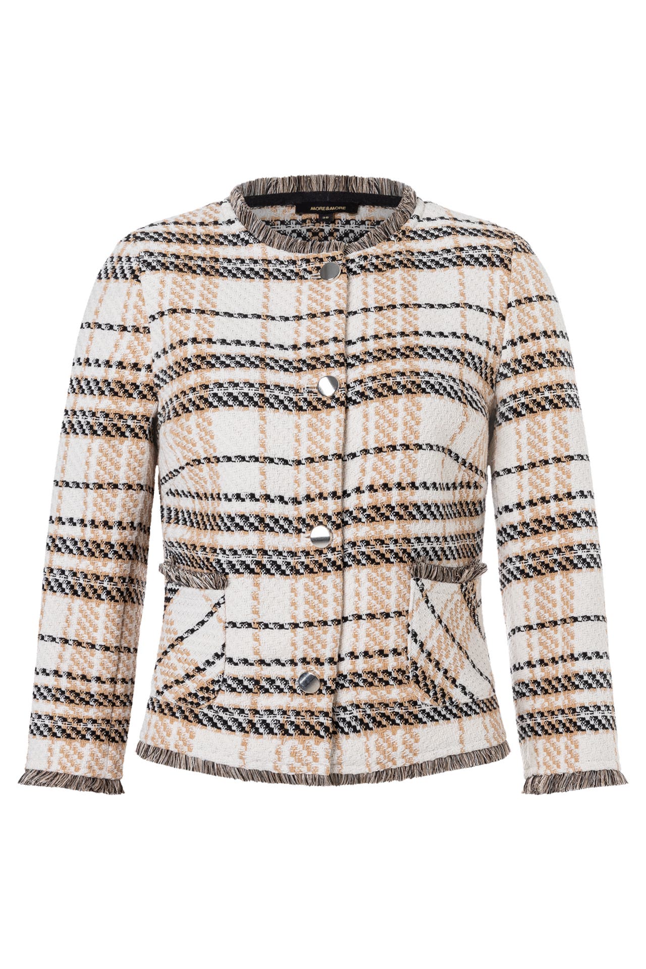 MORE & MORE Blazer check boucle » günstig online kaufen Outletcity
