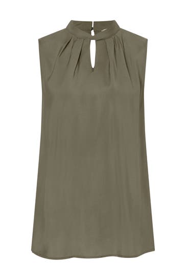 MORE & MORE Casual-Bluse jungle green