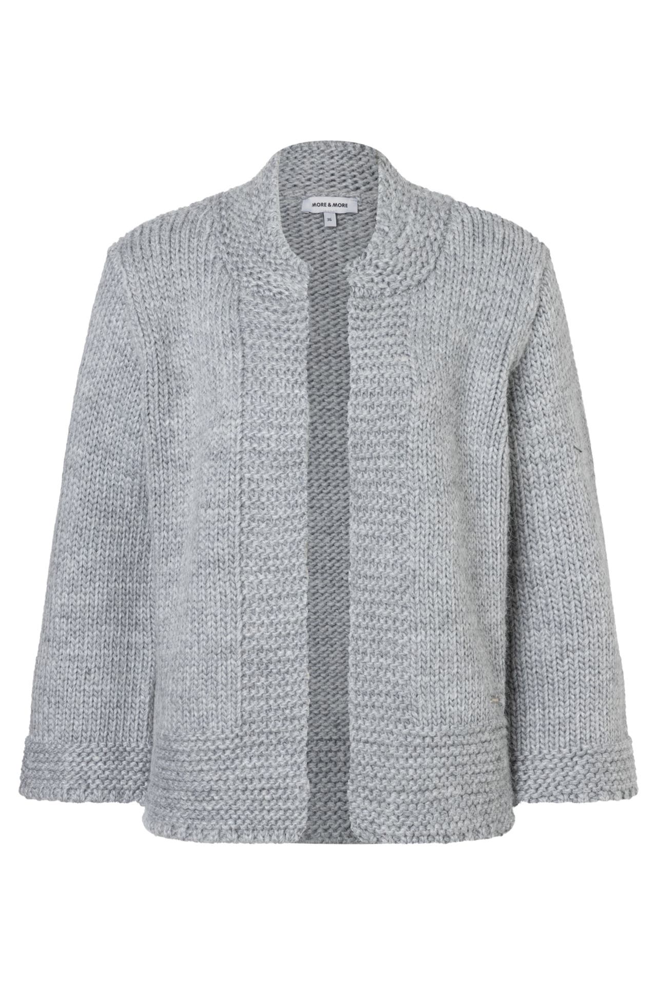MORE & MORE Strickjacke silvergrey melange, Bild 1
