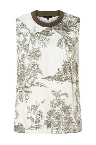 MORE & MORE Casual-Bluse Jungle Print twotone jungle print