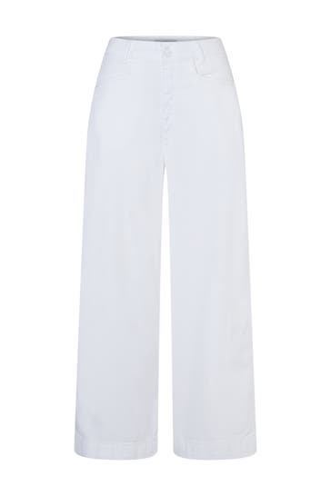 MORE & MORE Stoffhose white Culotte