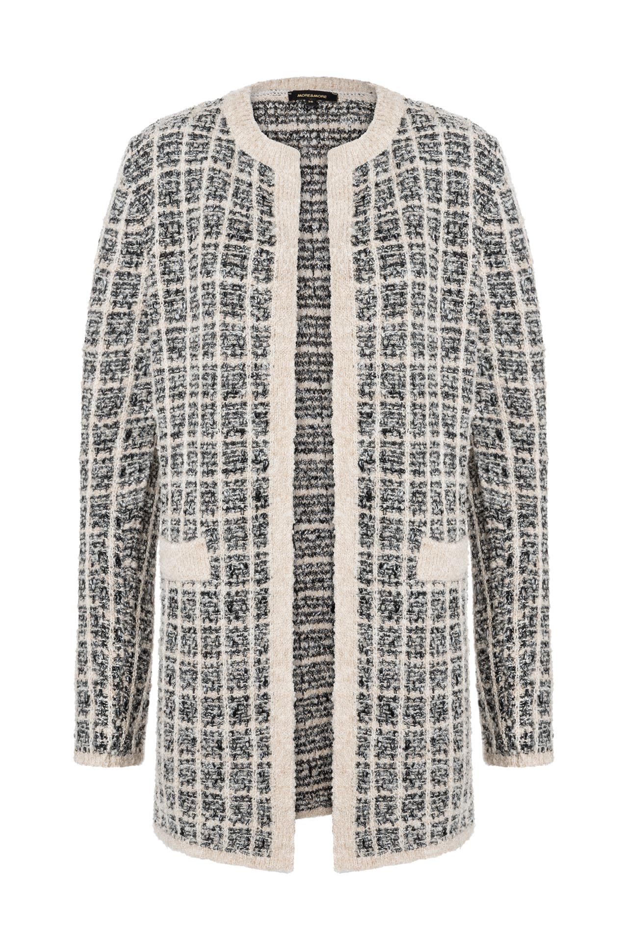 MORE & MORE Blouson knitted check » günstig online kaufen Outletcity