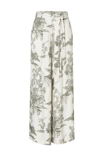 MORE & MORE Stoffhose Jungle-Print twotone jungle print Culotte