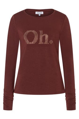 MORE & MORE T-Shirt raisin brown