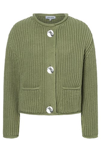 MORE & MORE Strickjacke green
