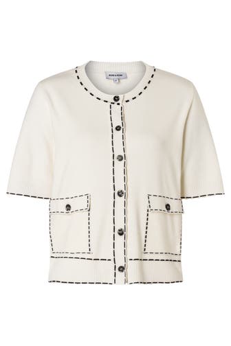 MORE & MORE Strickjacke offwhite