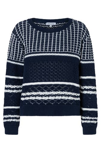 MORE & MORE Pullover structure stripe