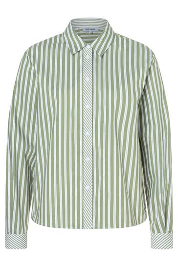 MORE & MORE Casual-Bluse green/white