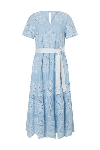 MORE & MORE Casual-Kleid colour contrast lace
