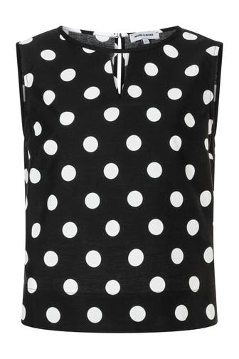 MORE & MORE Casual-Bluse black/white