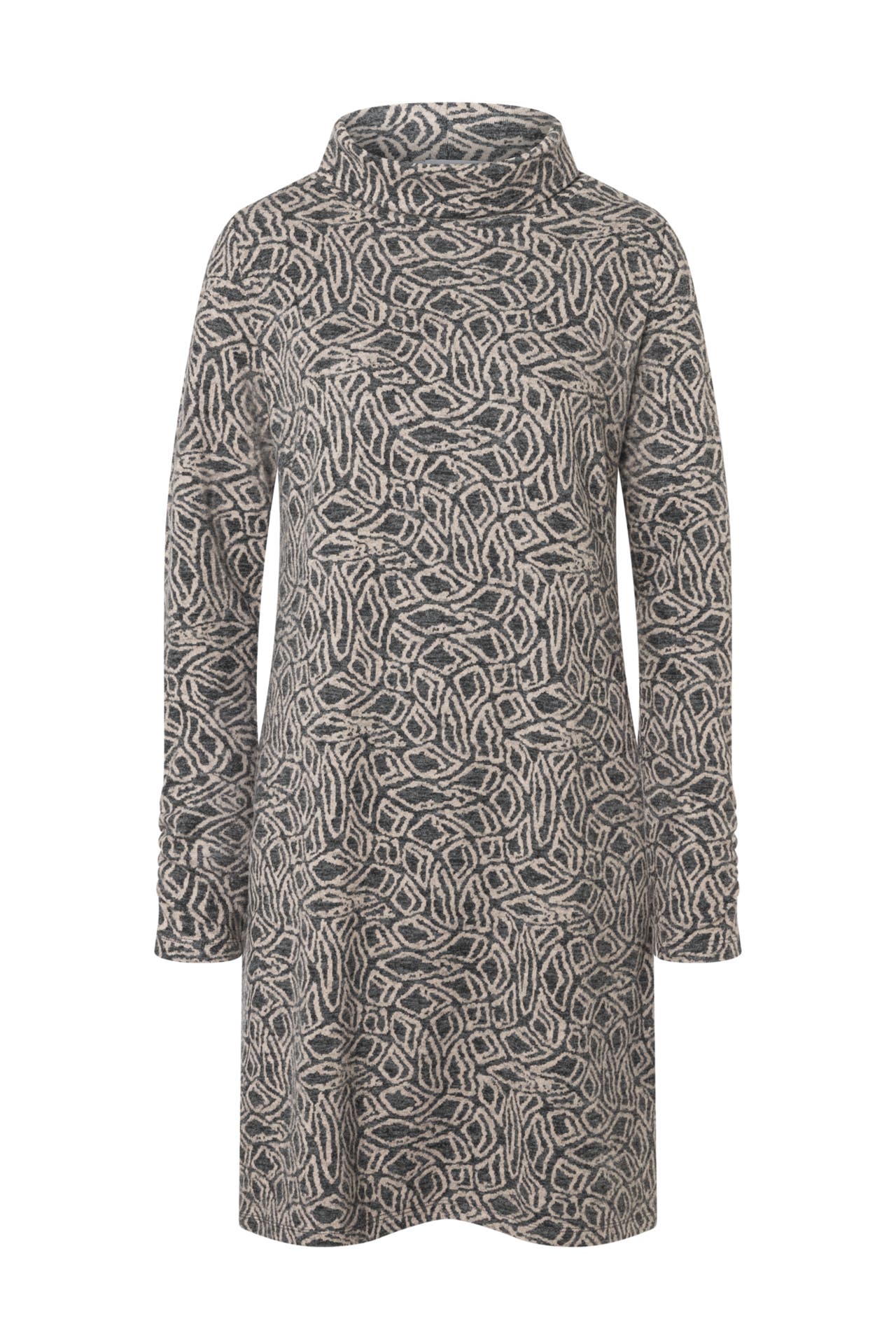MORE & MORE Casual-Kleid jersey jacquard fancy pattern, Bild 1