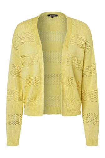 MORE & MORE Strickjacke tender yellow