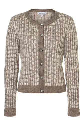 MORE & MORE Strickjacke structure cable