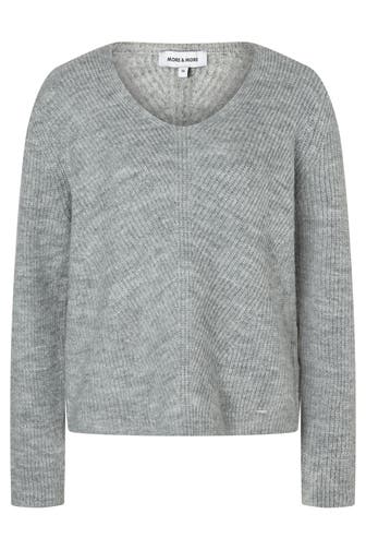 MORE & MORE Pullover silvergrey melange