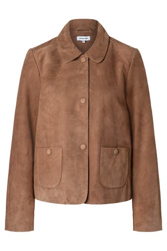 MORE & MORE Lederjacke sweet toffee