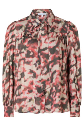 MORE & MORE Casual-Bluse watercolour flowers print