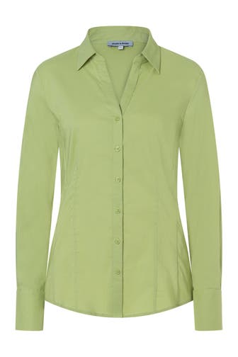 MORE & MORE Casual-Bluse pistachio