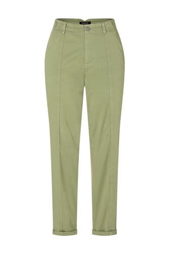 MORE & MORE Chino pale olive green Wide/ Loose Fit