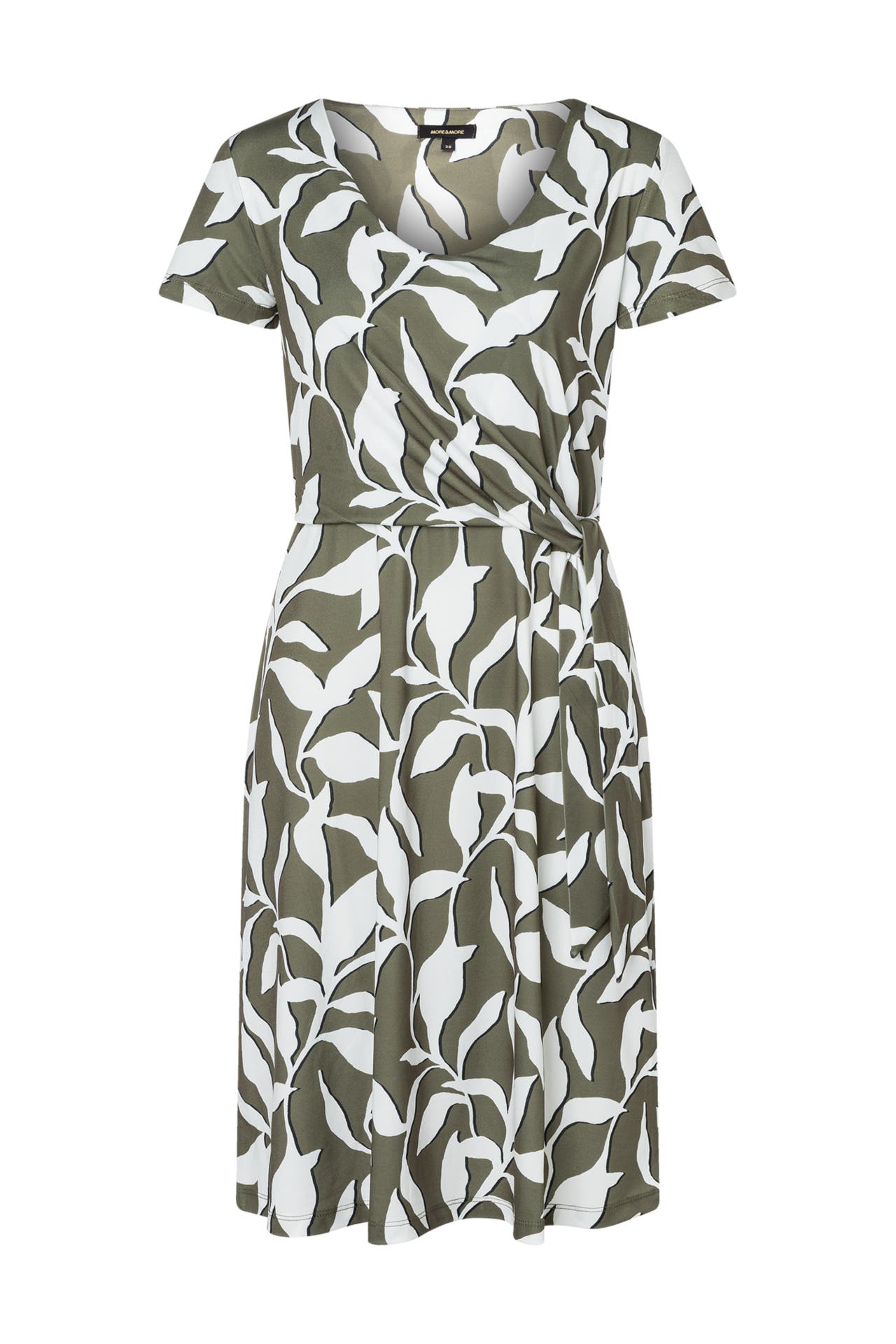 MORE & MORE Casual-Kleid summer leaf print tundra olive, Bild 1