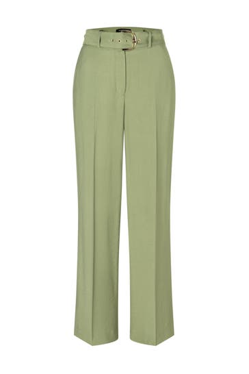 MORE & MORE Stoffhose pale olive green Culotte