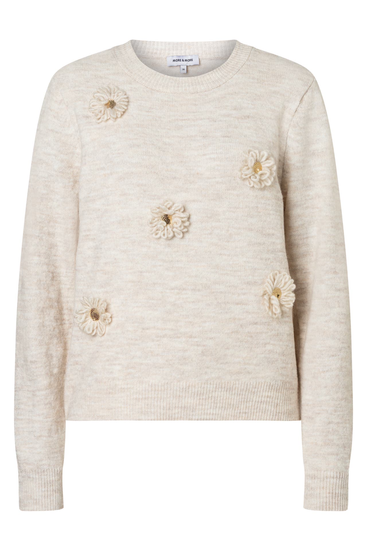MORE & MORE Pullover powder creme melange, Bild 1
