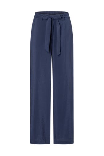 MORE & MORE Stoffhose Wide Leg ink blue Culotte