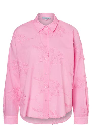 MORE & MORE Casual-Bluse pink