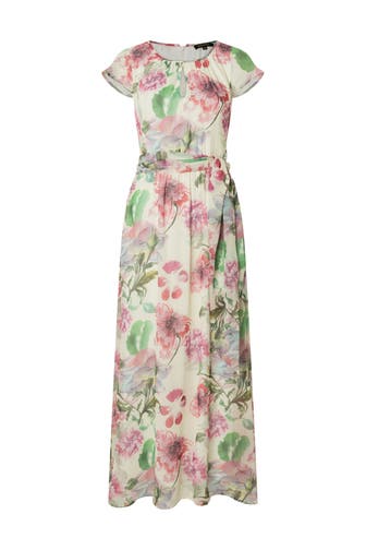 MORE & MORE Casual-Kleid flower painting print