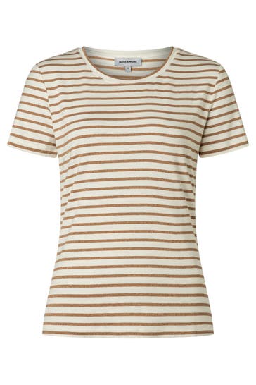 MORE & MORE T-Shirt lurex stripes