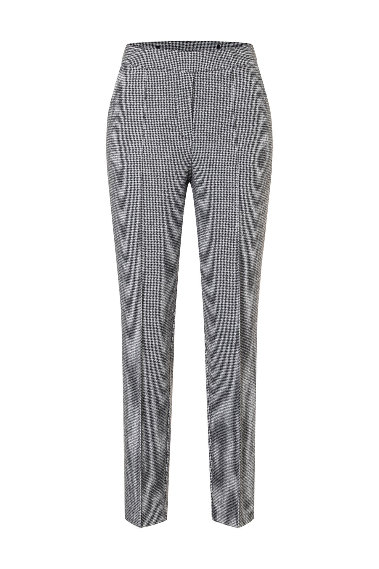 MORE & MORE Stoffhose small pepita jersey Straight, Bild 1