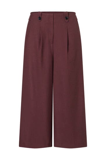 MORE & MORE Stoffhose raisin brown Culotte