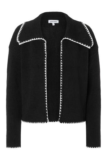 MORE & MORE Strickjacke black