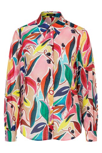 MORE & MORE Casual-Bluse coloured flowers print