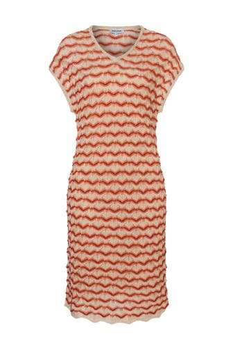 MORE & MORE Casual-Kleid ajour zickzack knit
