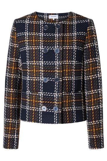 MORE & MORE Blazer maxi check