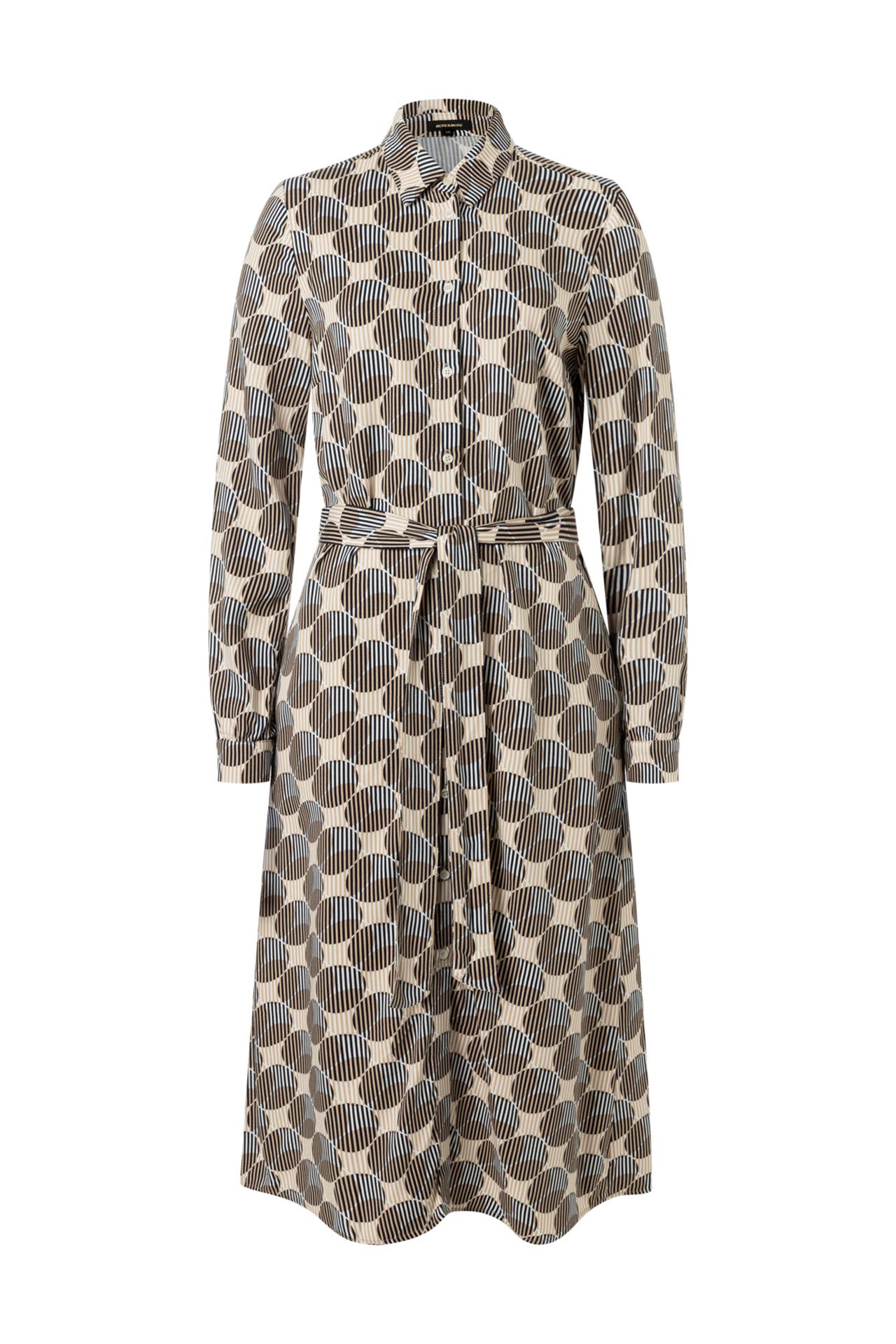 MORE & MORE Casual-Kleid striped big dots, Bild 1