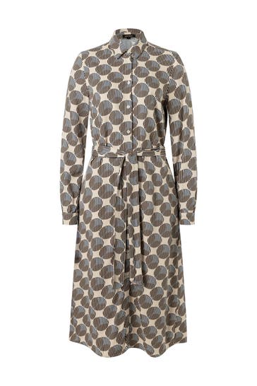 MORE & MORE Casual-Kleid striped big dots