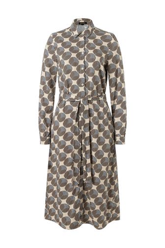 MORE & MORE Casual-Kleid striped big dots