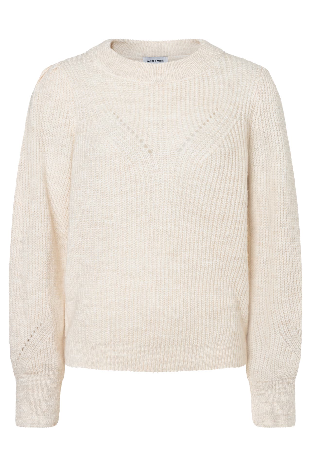 MORE & MORE Pullover powder creme melange, Bild 1