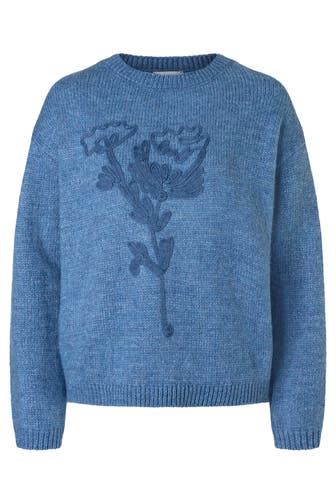 MORE & MORE Pullover blue cloud melange