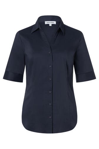 MORE & MORE Casual-Bluse marine