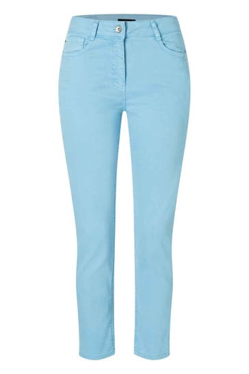 MORE & MORE Stoffhose fresh skyblue Skinny
