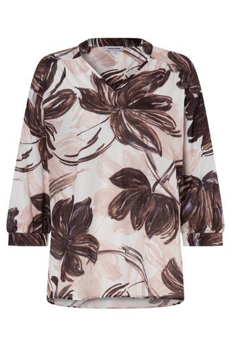 MORE & MORE Casual-Bluse flower print