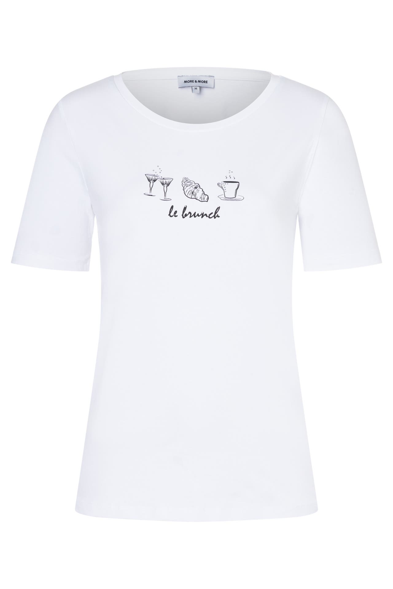 MORE & MORE T-Shirt white, Bild 1