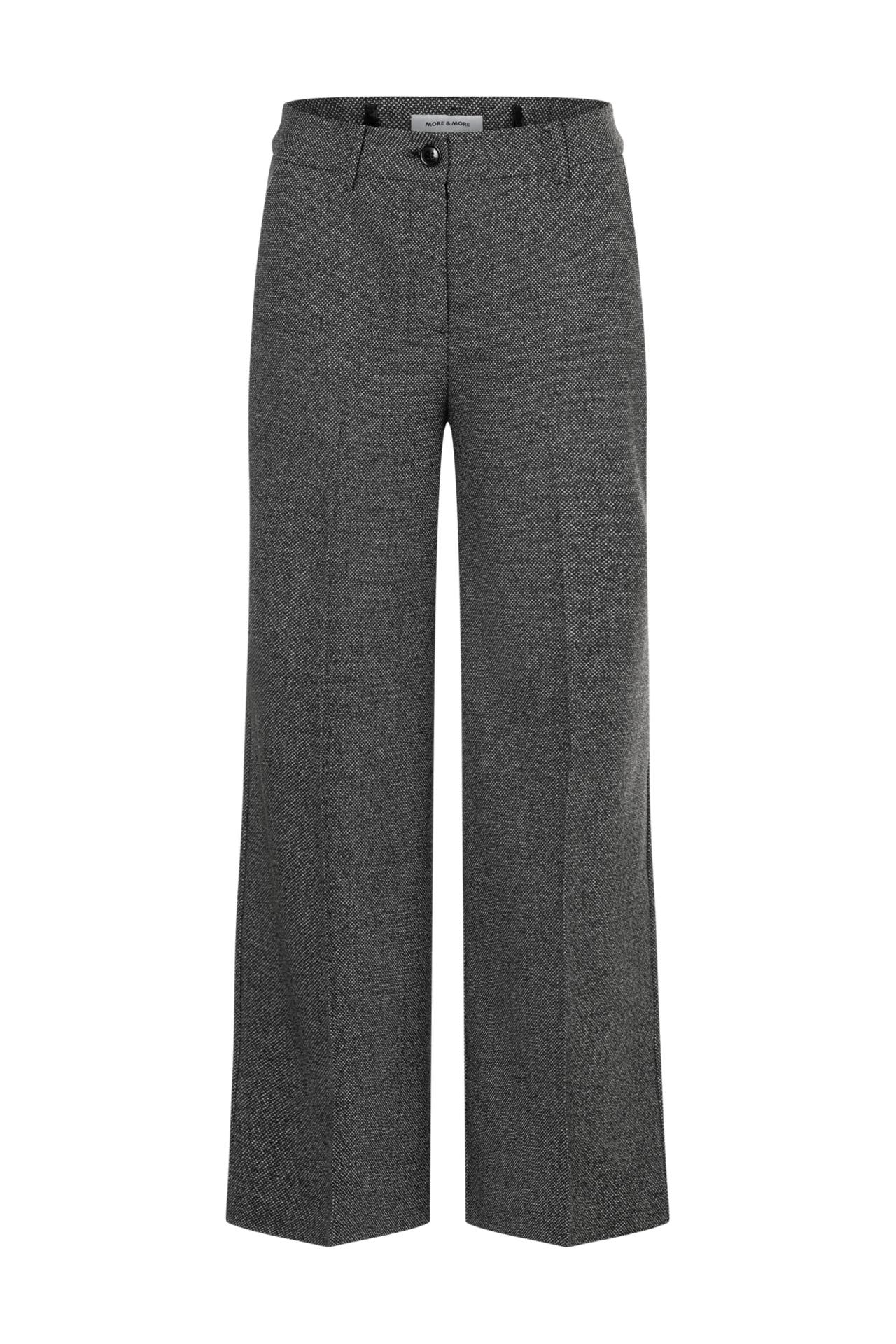 MORE & MORE Stoffhose pepper and salt tweed Culotte, Bild 1
