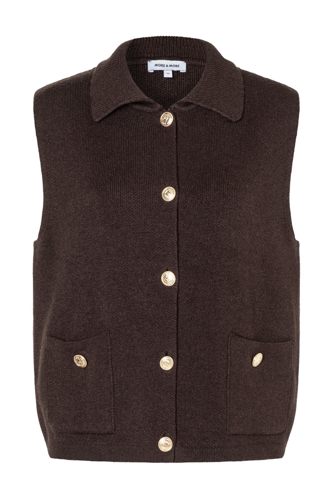 MORE & MORE Weste espresso brown, Bild 1