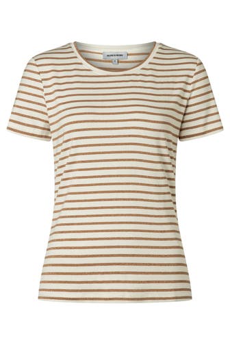 MORE & MORE T-Shirt lurex stripes