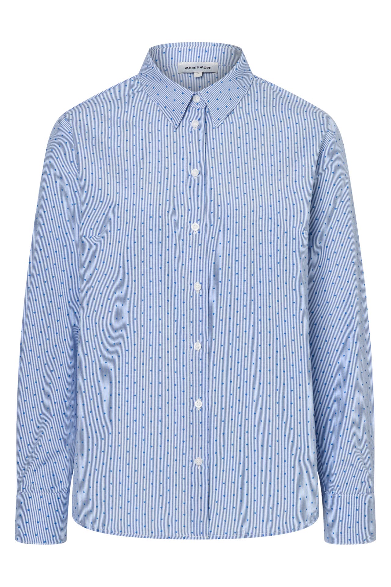 MORE & MORE Casual-Bluse stripe with dots, Bild 1
