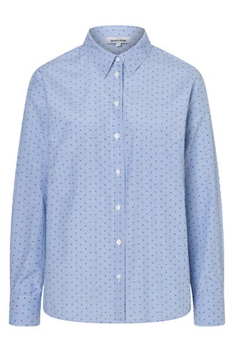 MORE & MORE Casual-Bluse stripe with dots