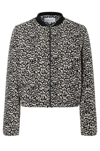 MORE & MORE Übergangsjacke shiny jacquard